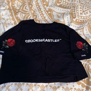 Crop tops and a cropped sweater